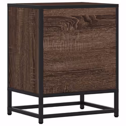 VidaXL 848718 Table de nuit et table de chevet Chêne - Vue supplémentaire 7