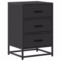 VidaXL 848719, Noir, 3 tiroir(s), Métal, Bois, 50 kg, 5 kg, 400 mm