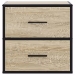 VidaXL 848726 Table de nuit et table de chevet Chêne - Vue supplémentaire 5