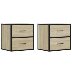 VidaXL 848727 Table de nuit et table de chevet Chêne