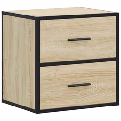 VidaXL 848727 Table de nuit et table de chevet Chêne - Vue supplémentaire 6