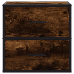 VidaXL 848728 Table de nuit et table de chevet Chêne - Vue supplémentaire 5