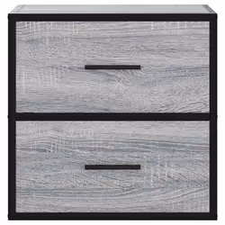 VidaXL 848730 Table de nuit et table de chevet Chêne - Vue supplémentaire 5