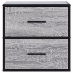 VidaXL 848731 Table de nuit et table de chevet Chêne - Vue supplémentaire 5