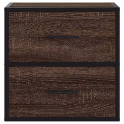 VidaXL 848732 Table de nuit et table de chevet Chêne - Vue supplémentaire 5