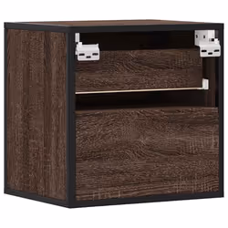 VidaXL 848732 Table de nuit et table de chevet Chêne - Vue supplémentaire 7