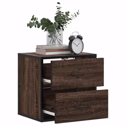 VidaXL 848733 Table de nuit et table de chevet Chêne - Vue supplémentaire 4
