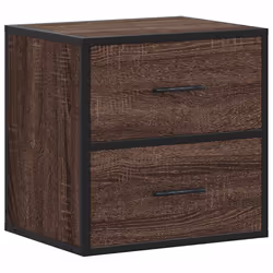 VidaXL 848733 Table de nuit et table de chevet Chêne - Vue supplémentaire 6