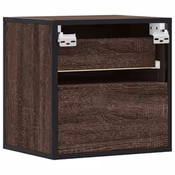 VidaXL 848733 Table de nuit et table de chevet Chêne - Vue supplémentaire 8