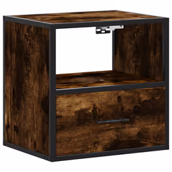 VidaXL 848739 Table de nuit et table de chevet Chêne - Vue supplémentaire 5