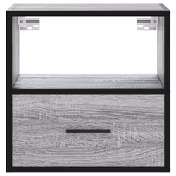 VidaXL 848740 Table de nuit et table de chevet Chêne - Vue supplémentaire 5