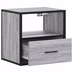 VidaXL 848740 Table de nuit et table de chevet Chêne - Vue supplémentaire 8