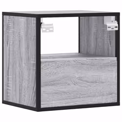 VidaXL 848741 Table de nuit et table de chevet Chêne - Vue supplémentaire 8