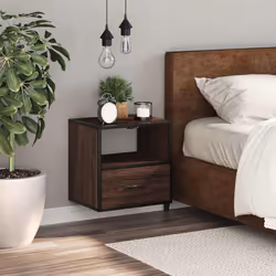 VidaXL 848742 Table de nuit et table de chevet Chêne - Vue supplémentaire 3