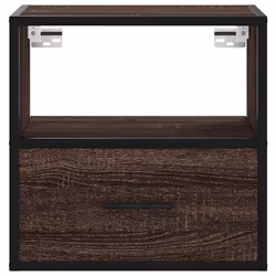 VidaXL 848742 Table de nuit et table de chevet Chêne - Vue supplémentaire 5