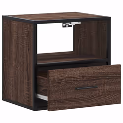 VidaXL 848742 Table de nuit et table de chevet Chêne - Vue supplémentaire 8