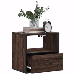 VidaXL 848743 Table de nuit et table de chevet Chêne - Vue supplémentaire 4