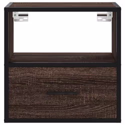 VidaXL 848743 Table de nuit et table de chevet Chêne - Vue supplémentaire 5