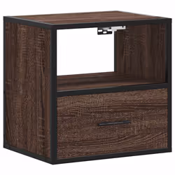 VidaXL 848743 Table de nuit et table de chevet Chêne - Vue supplémentaire 6