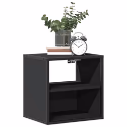 VidaXL 848745 Table de nuit et table de chevet Noir - Vue supplémentaire 4