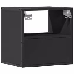 VidaXL 848745 Table de nuit et table de chevet Noir - Vue supplémentaire 8