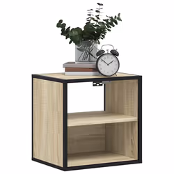 VidaXL 848746 Table de nuit et table de chevet Chêne - Vue supplémentaire 4