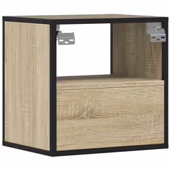 VidaXL 848746 Table de nuit et table de chevet Chêne - Vue supplémentaire 7