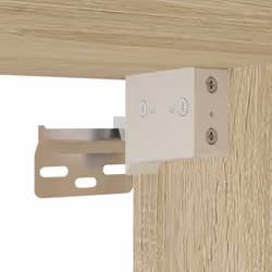 VidaXL 848746 Table de nuit et table de chevet Chêne - Vue supplémentaire 8