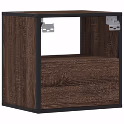 VidaXL 848753 Table de nuit et table de chevet Chêne - Vue supplémentaire 8