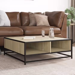 Détendez-vous et profitez du bon temps avec la famille et les amis autour de cette table basse ! Cadre stable et durable : le ...