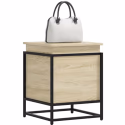 Cette boîte de rangement est une solution de rangement idéale et un excellent supplément décoratif à votre espace de vie. Mat ...