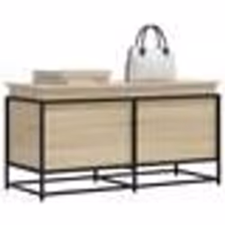 vidaXL Boîte de rangement avec couvercle chêne sonoma bois ingénierie