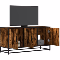 Ce meuble TV avec un grand espace de rangement est un complément pratique et attrayant pour votre salon ou votre chambre à co ...