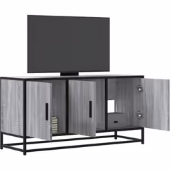Ce meuble TV avec un grand espace de rangement est un complément pratique et attrayant pour votre salon ou votre chambre à co ...