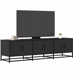 Ce meuble TV avec un grand espace de rangement est un complément pratique et attrayant pour votre salon ou votre chambre à co ...