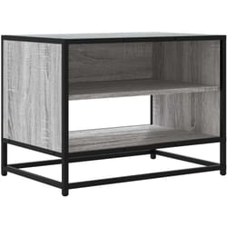 Meuble TV sonoma gris 61x40x46 cm bois d'ingénierie et métal vidaXL