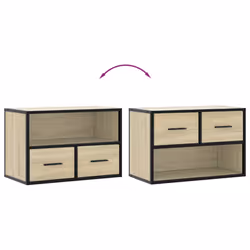 VidaXL 848910 Support TV et centre de divertissement - Vue supplémentaire 7