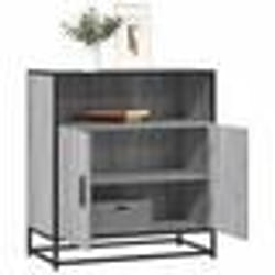 vidaXL Buffet sonoma gris 68x35x76 cm bois dingénierie armoire de rangement meuble dentrée meuble dappoint meuble de 849002