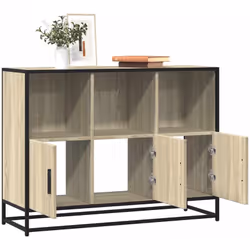 Ce buffet moderne, au look intemporel, est conçu pour être un excellent supplément à votre maison. Cadre stable et durable :  ...