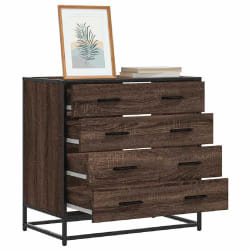 vidaXL Commode - Chêne Marron