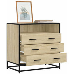Commode chêne sonoma 70x41x70 cm bois d'ingénierie - Vidaxl