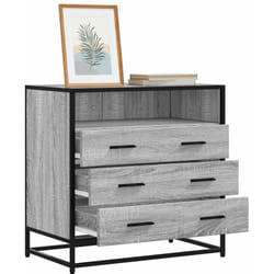 Commode sonoma gris 70x41x70 cm bois d'ingénierie - Vidaxl