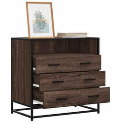 Vidaxl Commode Chêne Marron 70x41x70 Cm Bois D'Ingénierie