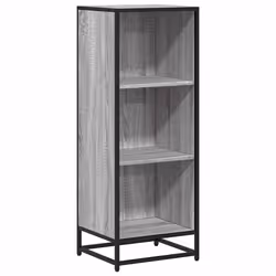 VidaXL 849112, Gris, Chêne, Métal, Bois, 400 mm, 350 mm, 1075 mm