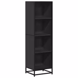 VidaXL 849124, Noir, Métal, Bois, 400 mm, 350 mm, 1390 mm