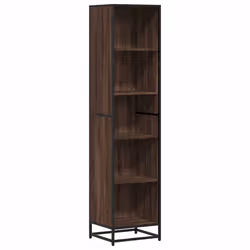 VidaXL 849143, Marron, Chêne, Métal, Bois, 400 mm, 350 mm, 1705 mm