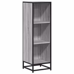 VidaXL 849157, Gris, Chêne, Métal, Bois, 335 mm, 330 mm, 1075 mm