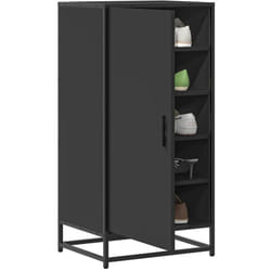 Vidaxl - tagère à chaussures noir 48x38x97,5 cm bois d'ingénierie