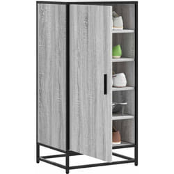 Vidaxl - tagère à chaussures sonoma gris 48x38x97,5 cm bois ingénierie
