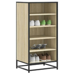 vidaXL Étagère à chaussures chêne sonoma
